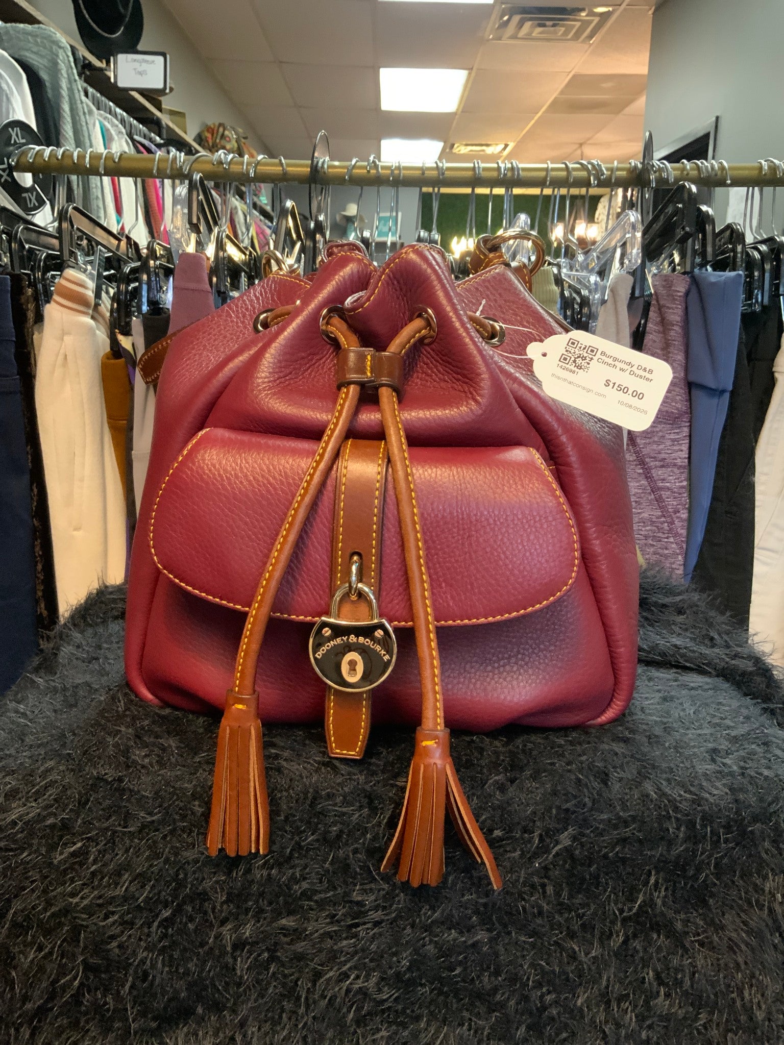 Burgundy D&B Cinch w/ Duster